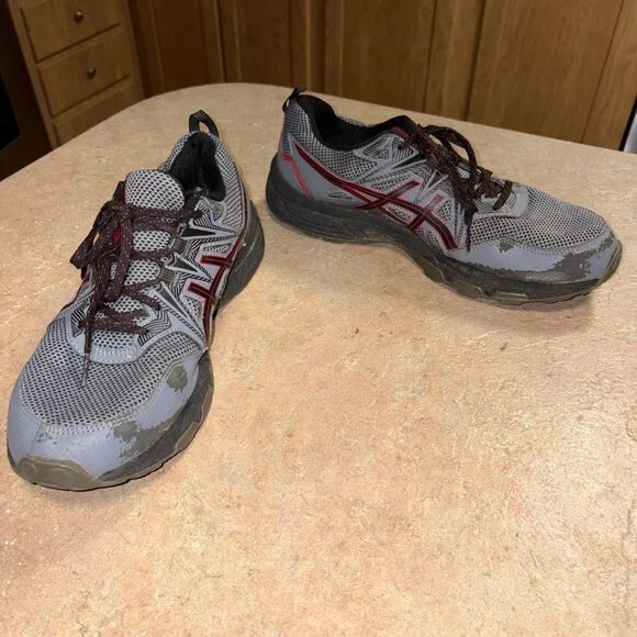 Asics Gel Venture 8 Gray Running Athletic Shoes Size 10 Extra Wide - Picture 14 of 16